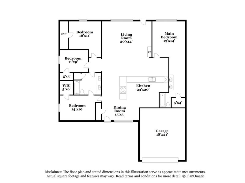 1,725/Mo, 11907 Conifer Springs Ln Houston, TX 77067 Floor Plan View