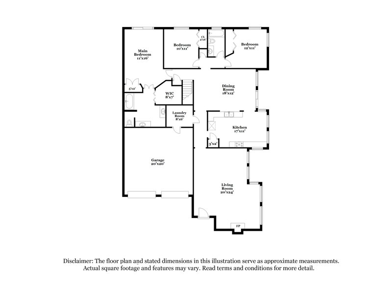 1,855/Mo, 7802 La Rochelle Circle Missouri City, TX 77071 Floor Plan View