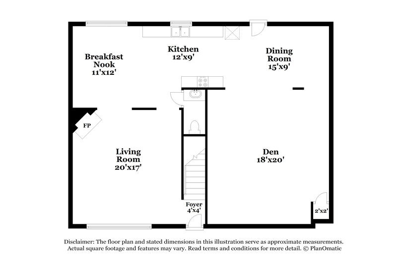2,000/Mo, 3035 Cinnamon Glen Dr Houston, TX 77073 Floor Plan View