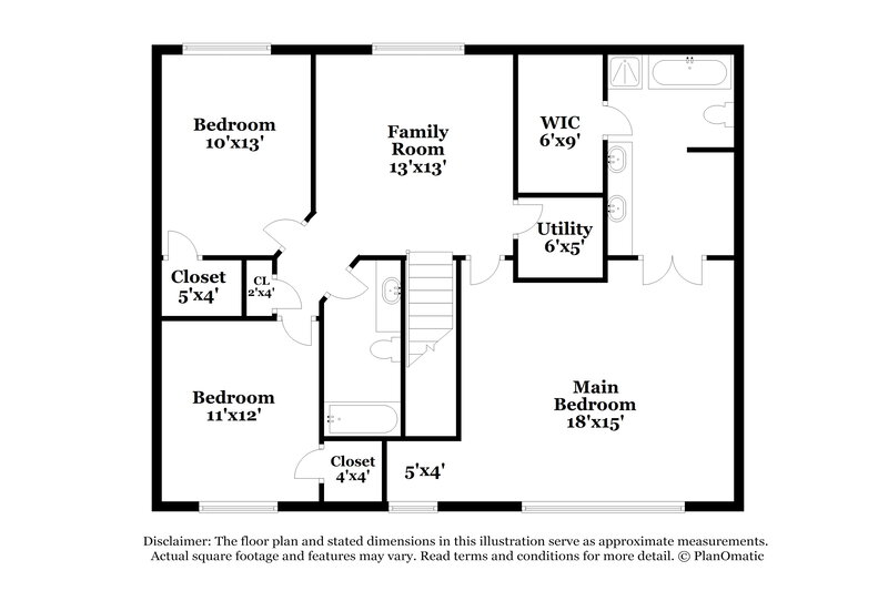 2,000/Mo, 3035 Cinnamon Glen Dr Houston, TX 77073 Floor Plan View 2