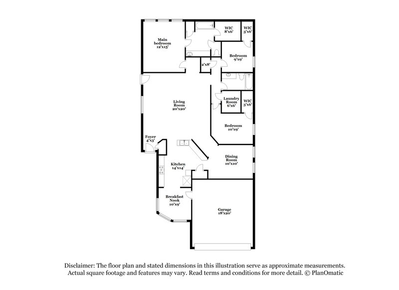 1,715/Mo, 16222 Youpon Valley Dr Houston, TX 77073 Floor Plan View