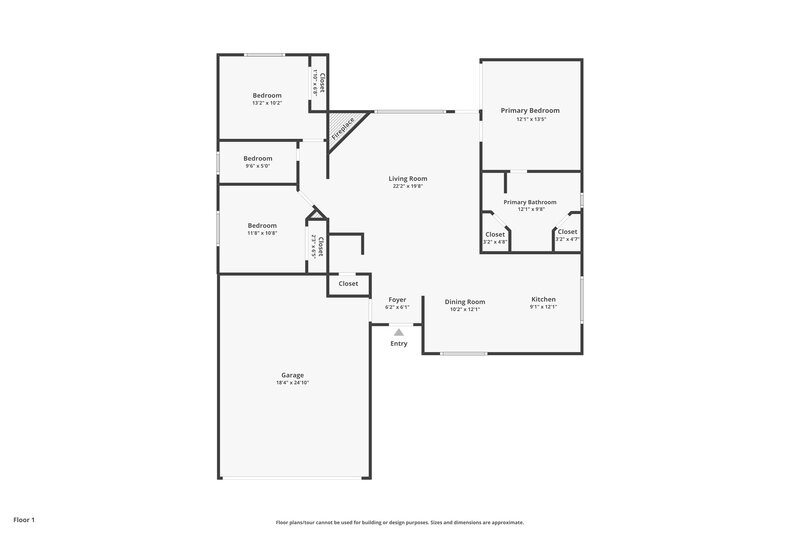1,705/Mo, 16319 N Mist Dr Houston, TX 77073 Floor Plan View