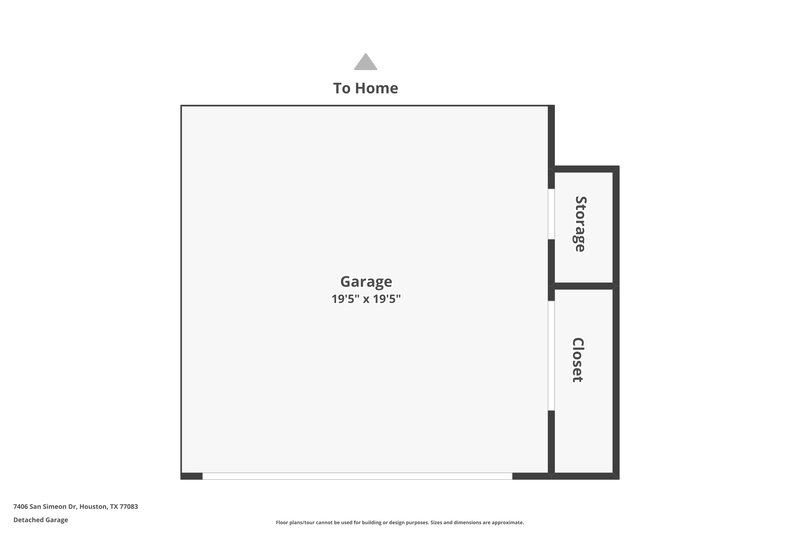 1,570/Mo, 7406 San Simeon Dr Houston, TX 77083 Floor Plan View