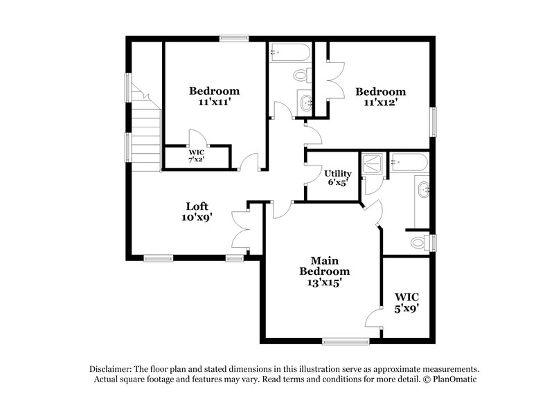 1,945/Mo, 15411 Blue Creek Ranch Dr Houston, TX 77086 Floor Plan View 2