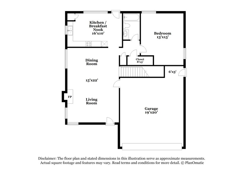 1,680/Mo, 6634 Sandswept Ln Houston, TX 77086 Floor Plan View