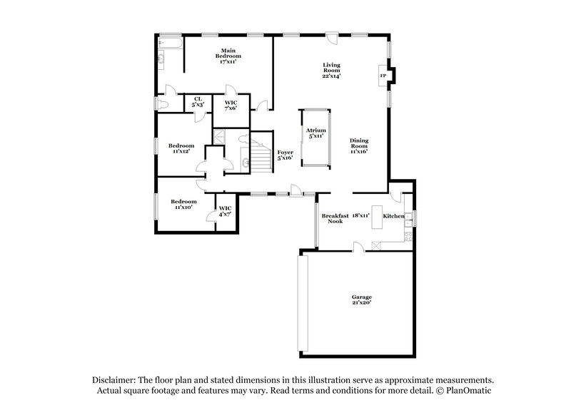 2,085/Mo, 7659 Athlone Dr Houston, TX 77088 Floor Plan View