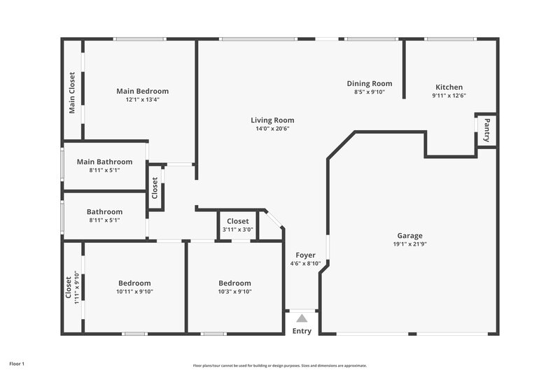 1,760/Mo, 7342 Sonnet Glen Ln Houston, TX 77095 Floor Plan View