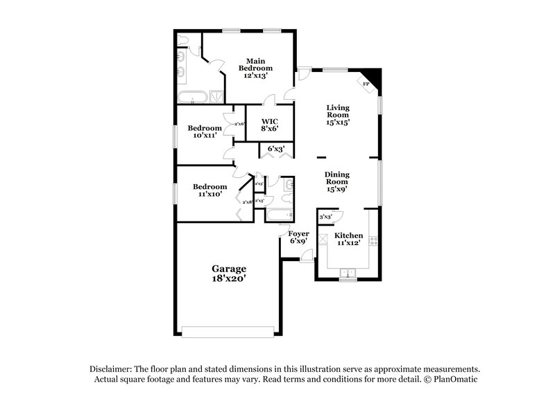 1,755/Mo, 21506 Lovis Way Humble, TX 77338 Floor Plan View