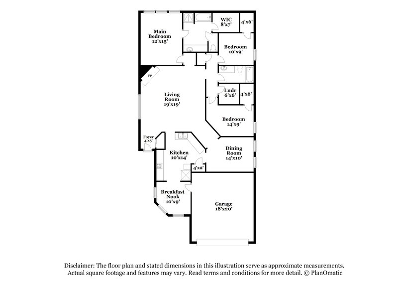 1,760/Mo, 20746 Fox Cliff Ln Humble, TX 77338 Floor Plan View