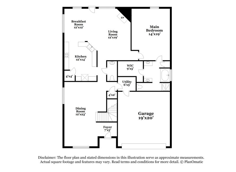 2,230/Mo, 21515 Lovis Way Humble, TX 77338 Floor Plan View