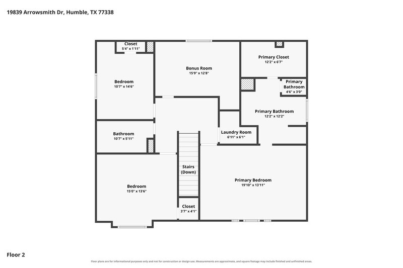 0/Mo, 19839 Arrowsmith Dr Humble, TX 77338 Floorplan View 2