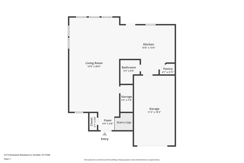 1,810/Mo, 21114 Kenswick Meadows Ct Humble, TX 77338 Floor Plan View