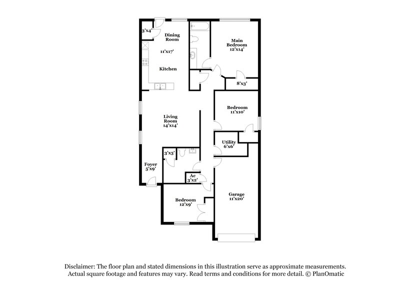 1,550/Mo, 21610 Forest Light Ct Humble, TX 77338 Floor Plan View