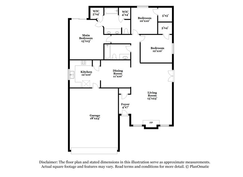 1,890/Mo, 20235 Timber Forest Dr Humble, TX 77346 Floor Plan View