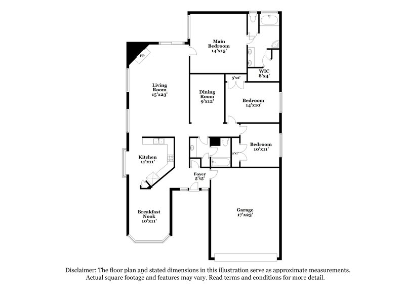 1,690/Mo, 19511 Atascocita Shores Dr Humble, TX 77346 Floorplan View