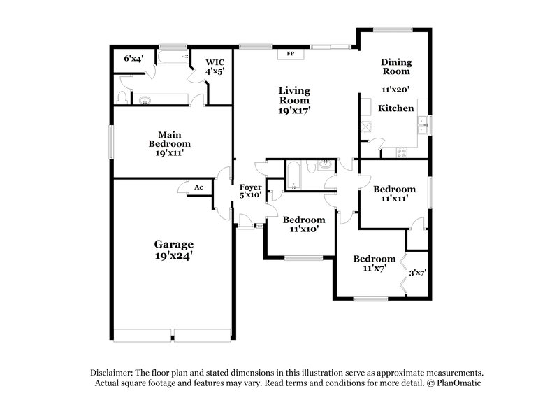 1,885/Mo, 5215 Sweetwind Ln Spring, TX 77373 Floor Plan View