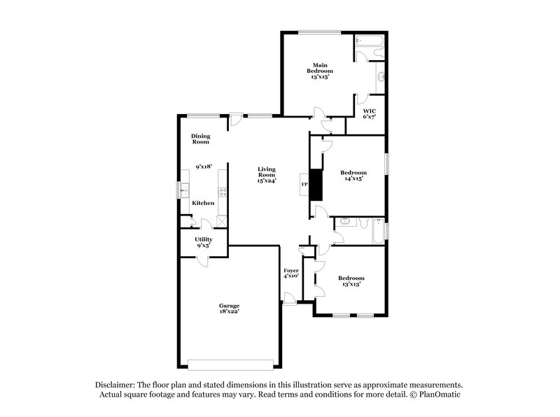 0/Mo, 5027 Monteith Dr Spring, TX 77373 Floor Plan View