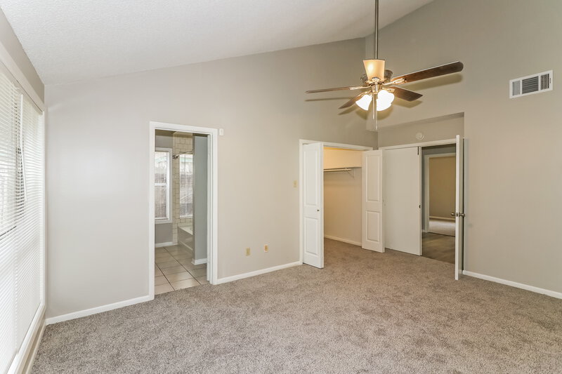 1,945/Mo, 7707 Leafbrook Lane Spring, TX 77379 Main Bedroom View 2