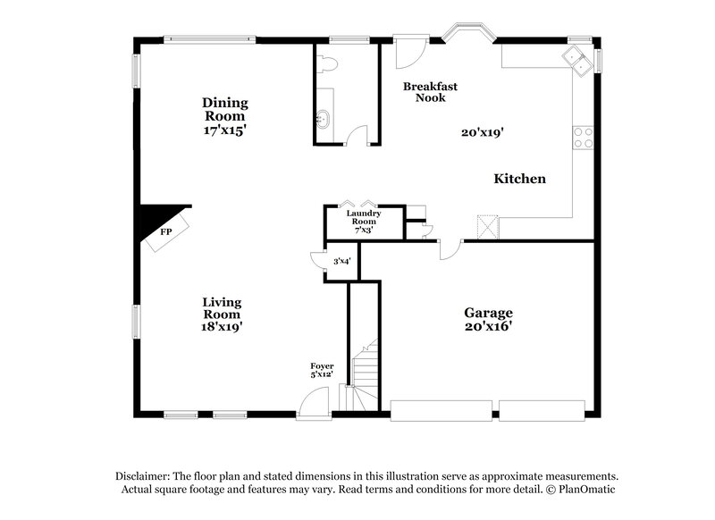 2,280/Mo, 16830 Goodfield Ct Spring, TX 77379 Floor Plan View