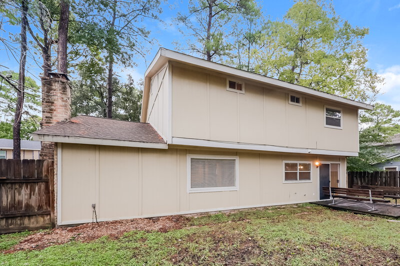 1,950/Mo, 4466 W Cypress Villas Dr Spring, TX 77379 Rear View 2