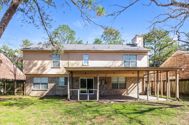 2,310/Mo, 16927 Kettle Creek Dr Spring, TX 77379 Rear View