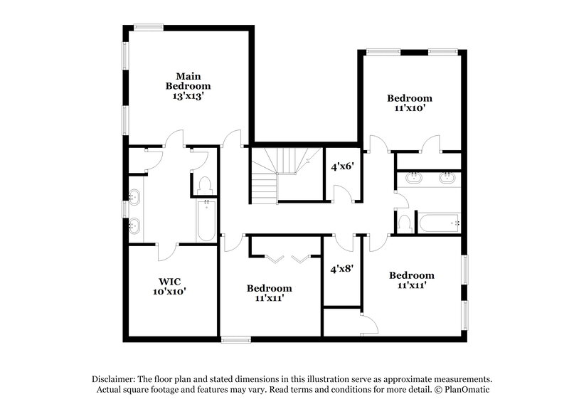 1,705/Mo, 17803 Villa Way Dr Spring, TX 77379 Floor Plan View 2