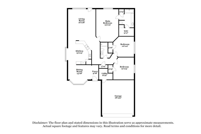 1,900/Mo, 29130 Fox Fountain Ln Spring, TX 77386 Floor Plan View