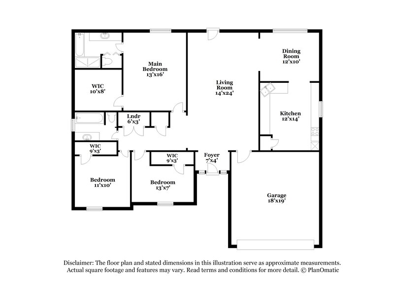 2,045/Mo, 14017 Rawlings St Humble, TX 77396 Floor Plan View