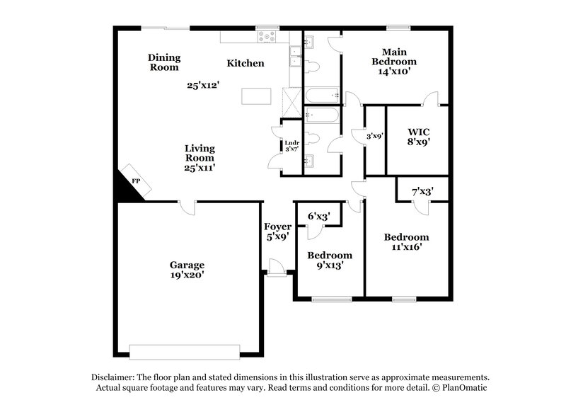 2,640/Mo, 2839 Canary Ln Humble, TX 77396 Floor Plan View
