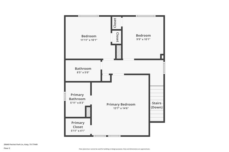 1,605/Mo, 20640 Patriot Park Ln Katy, TX 77449 Floor Plan View 2