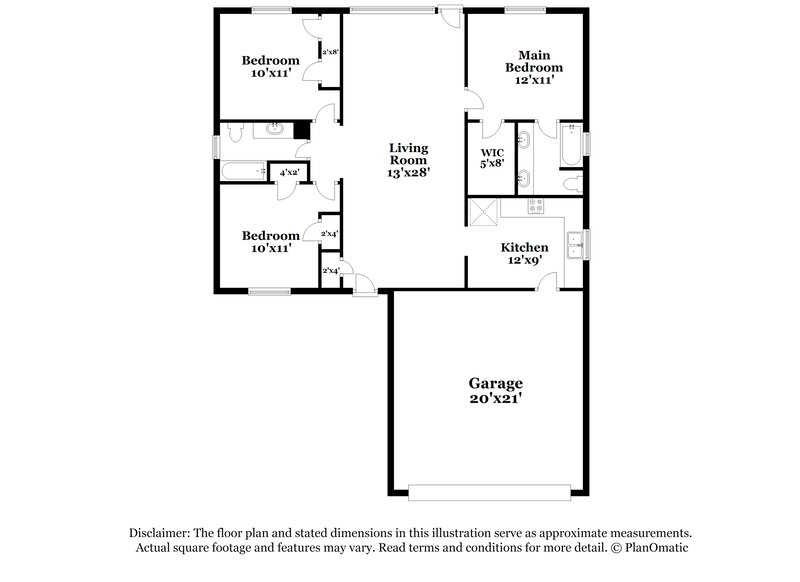 2,430/Mo, 6422 Garden Canyon Dr Katy, TX 77449 Floor Plan View