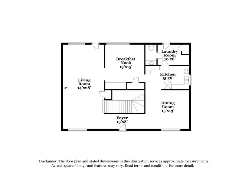 2,080/Mo, 2519 Castle Pl Stafford, TX 77477 Floorplan View