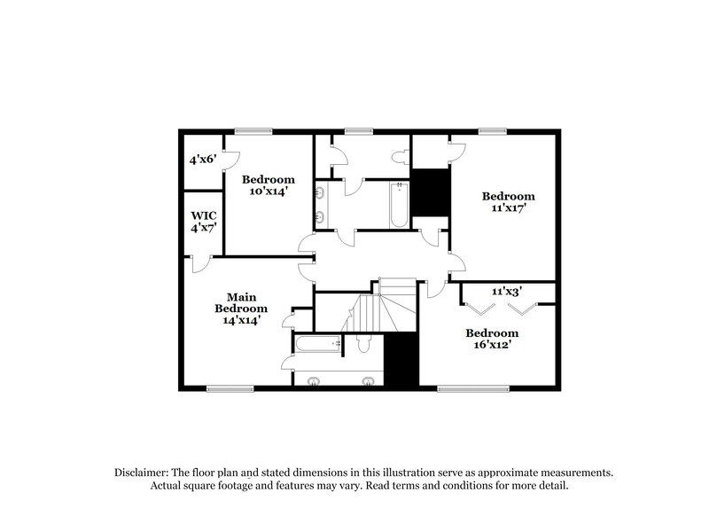 2,080/Mo, 2519 Castle Pl Stafford, TX 77477 Floorplan View 2