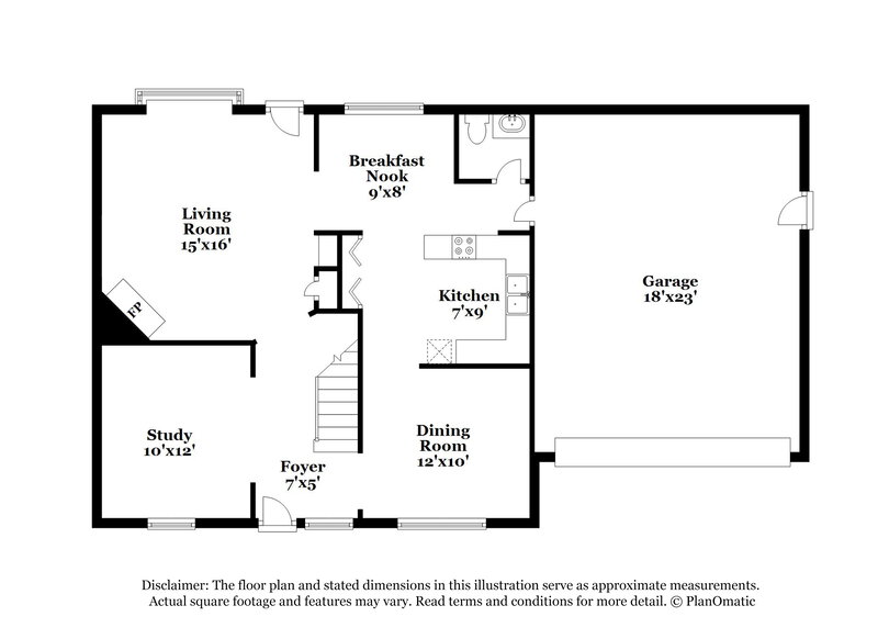 1,970/Mo, 15814 Pinwood Dr Missouri City, TX 77489 Floor Plan View