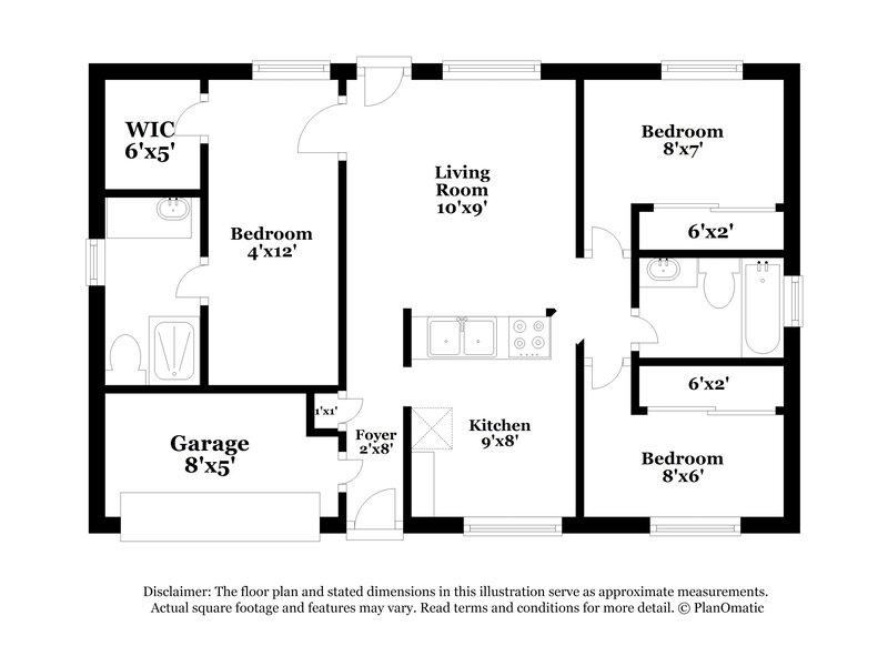 1,715/Mo, 2631 Indian Trail Dr Missouri City, TX 77489 Floor Plan View