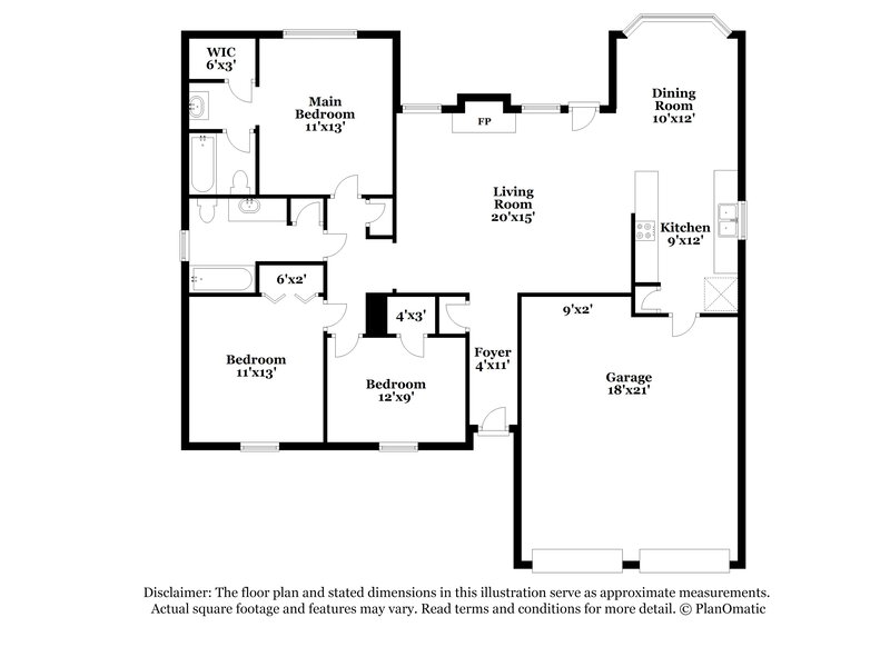 1,720/Mo, 2515 Village Circle Dr Katy, TX 77493 Floor Plan View