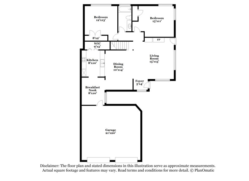 1,595/Mo, 3642 Storm Creek Dr Houston, TX 77088 Floor Plan View