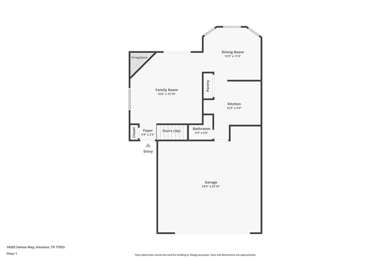 1,670/Mo, 16202 Samoa Way Houston, TX 77053 Floor Plan View 2