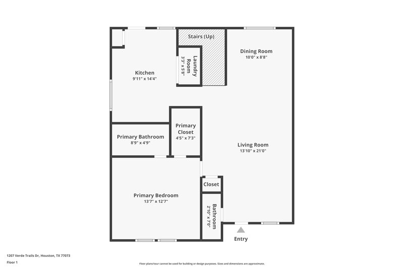 1,680/Mo, 1207 Verde Trails Dr Houston, TX 77073 Floor Plan View