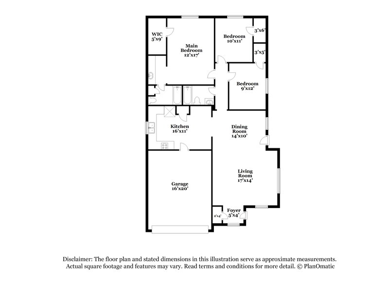 1,425/Mo, 7519 Appleridge Ct Missouri City, TX 77489 Floor Plan View