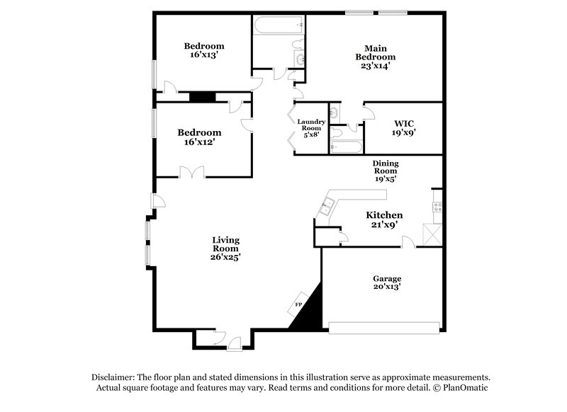1,660/Mo, 15503 Boulder Oaks Dr Houston, TX 77084 Floor Plan View