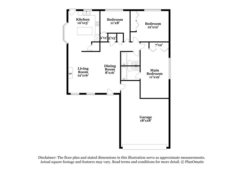 1,695/Mo, 23903 Lestergate Dr Spring, TX 77373 Floor Plan View