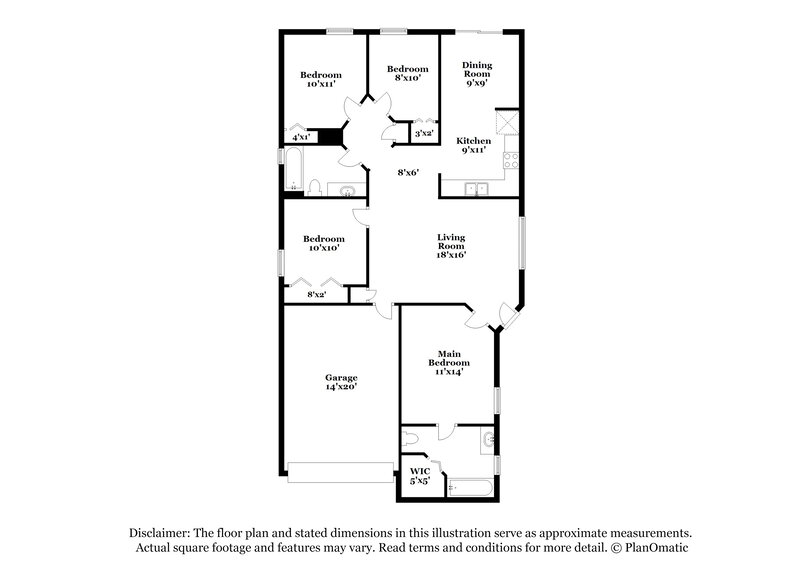 1,795/Mo, 7728 Ellis Dr Missouri City, TX 77489 Floor Plan View