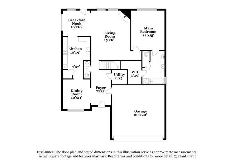 3,140/Mo, 16611 Great Oaks Hollow Dr Houston, TX 77083 Floor Plan View