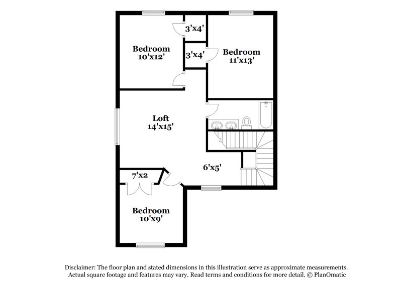 3,140/Mo, 16611 Great Oaks Hollow Dr Houston, TX 77083 Floor Plan View 2