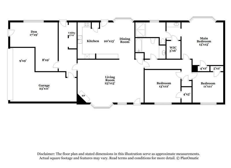 1,555/Mo, 111 Belvedere Conroe, TX 77301 Floor Plan View