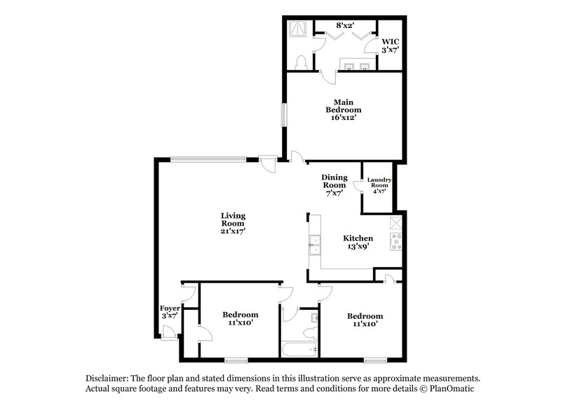 1,615/Mo, 13331 Townwood Dr Houston, TX 77045 Floor Plan View