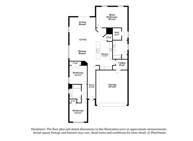 2,330/Mo, 16626 Cheshire Grove Ln Houston, TX 77090 Floor Plan View