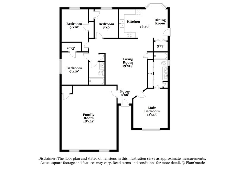 1,560/Mo, 13427 Boonway Dr Houston, TX 77045 Floorplan View