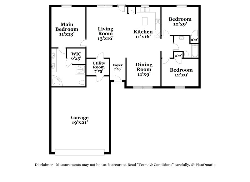 2,140/Mo, 16213 N View Ct Conroe, TX 77302 Floorplan View